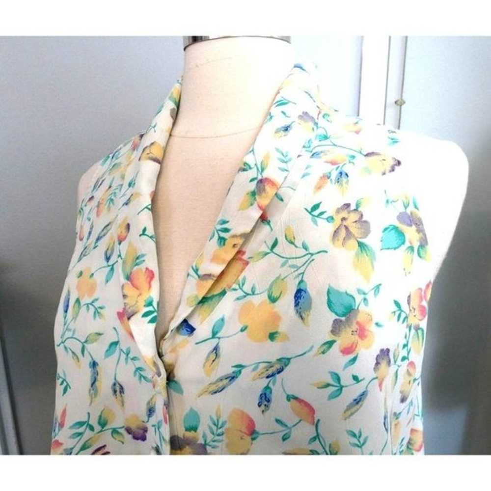 Vintage Victoria's Secret Floral Crop Top Size S … - image 6