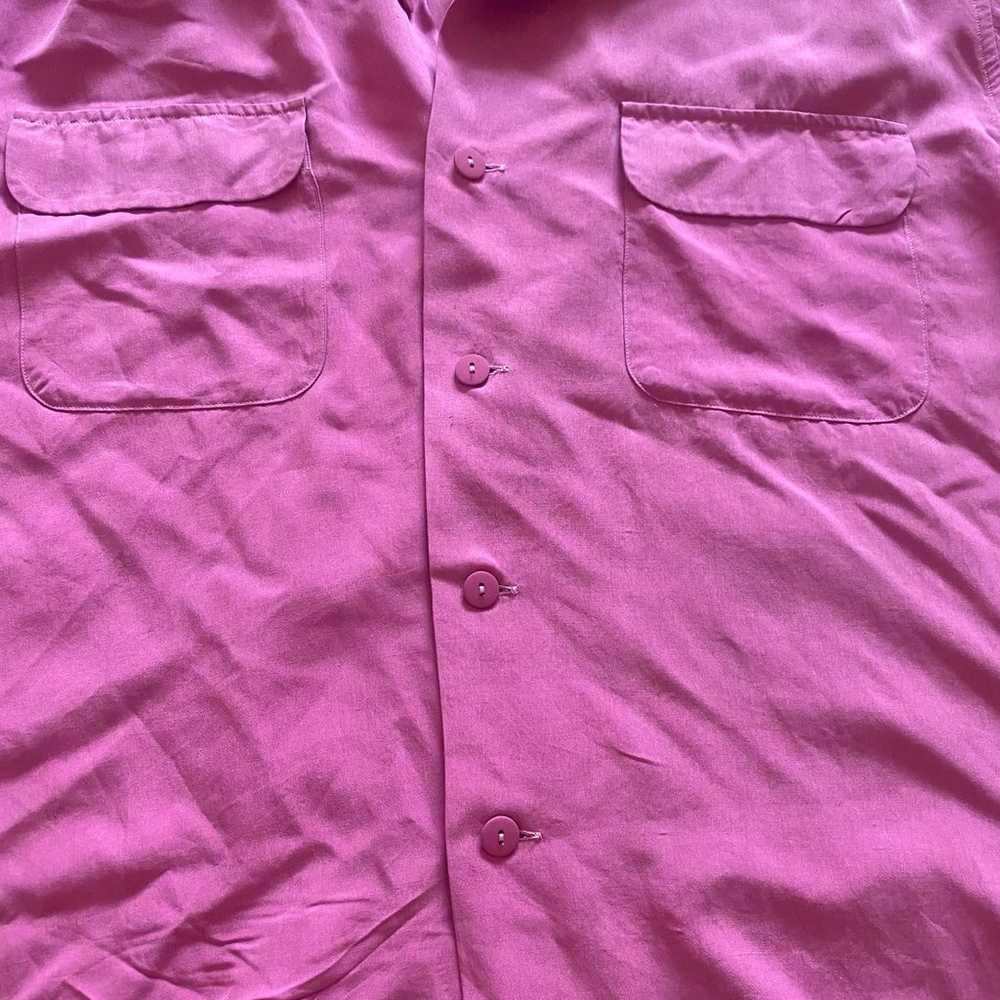 Vintage Equipment Pink Silk Blouse - image 4