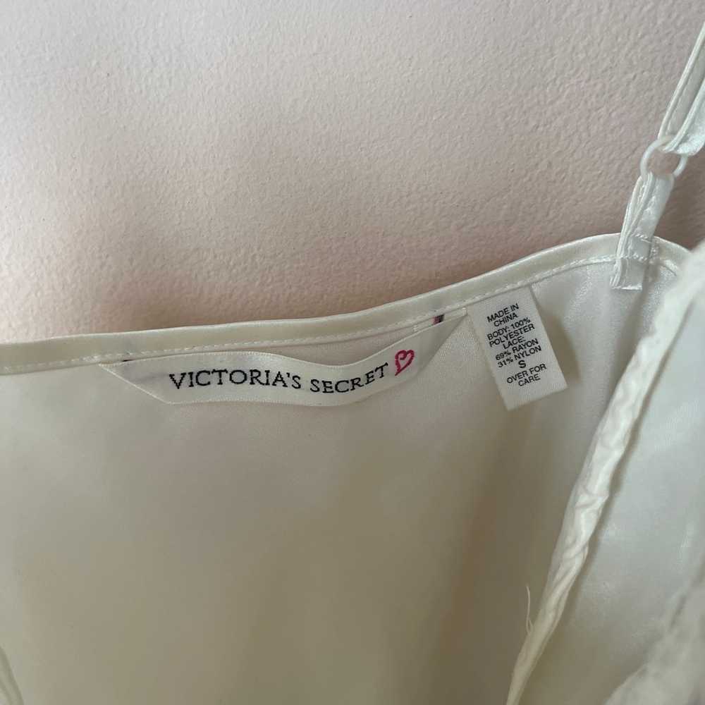 Victoria’s Secret vintage white silk teddy bodysu… - image 3