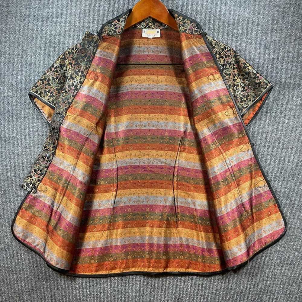 VTG Golden Dragon KImono Top Women's 40 (Small) G… - image 7