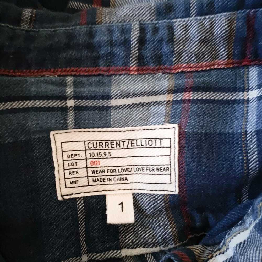 Current Elliott Plaid Check Button Shirt - image 8