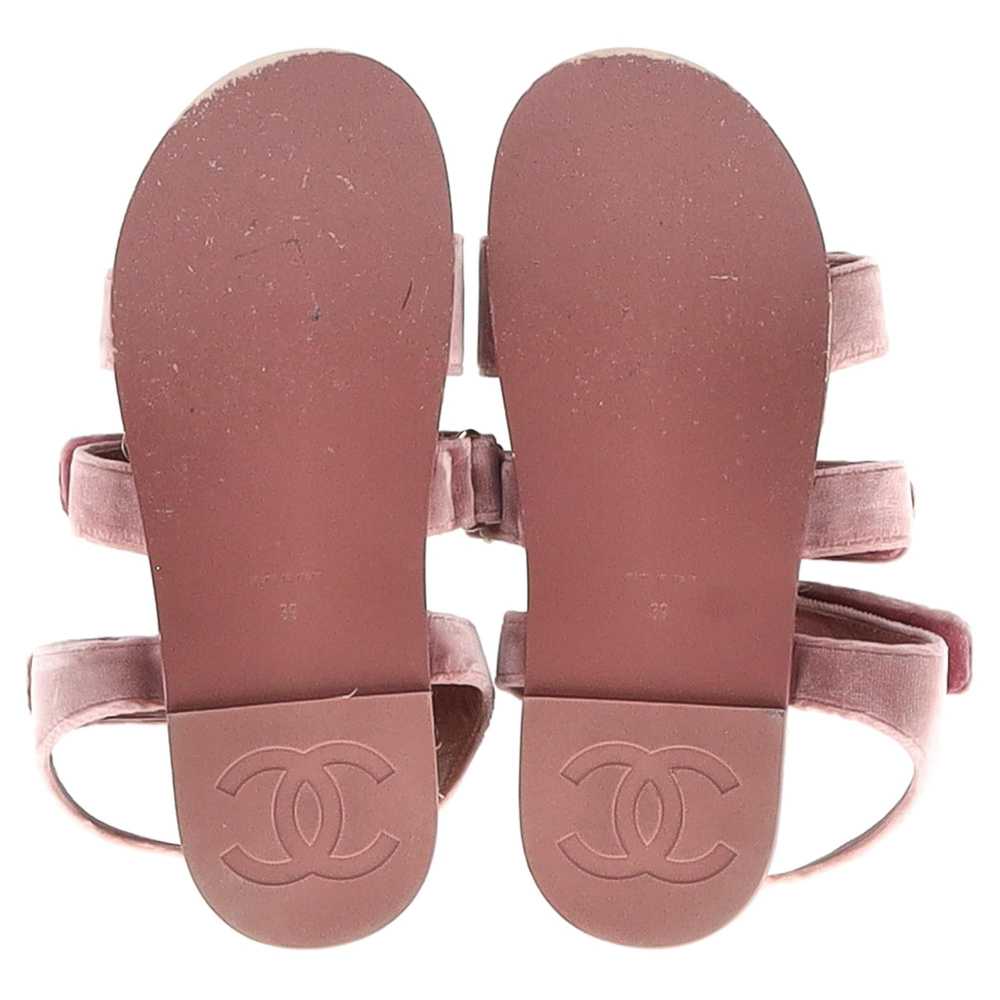 Product Details Pink Velvet Logo Velcro Dad Sanda… - image 6