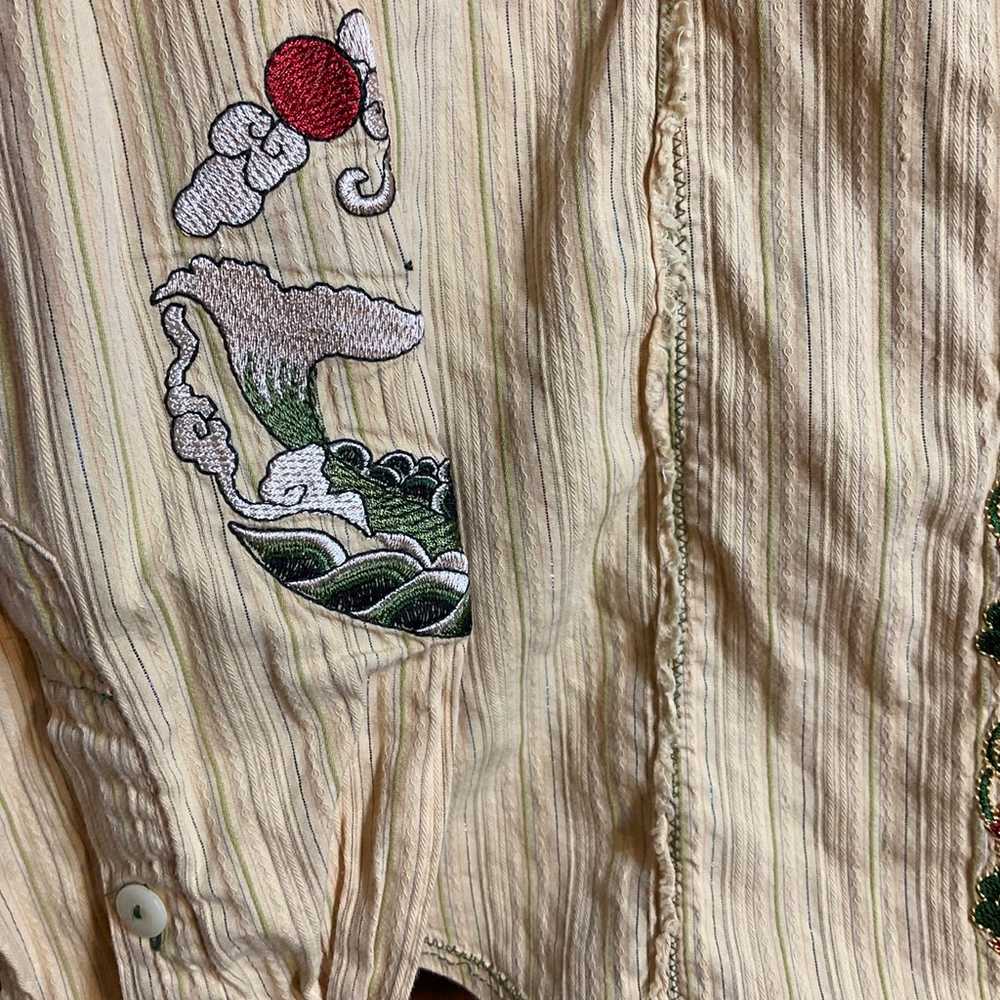 Johnny Was Workshop Embroidered Shirt - image 4