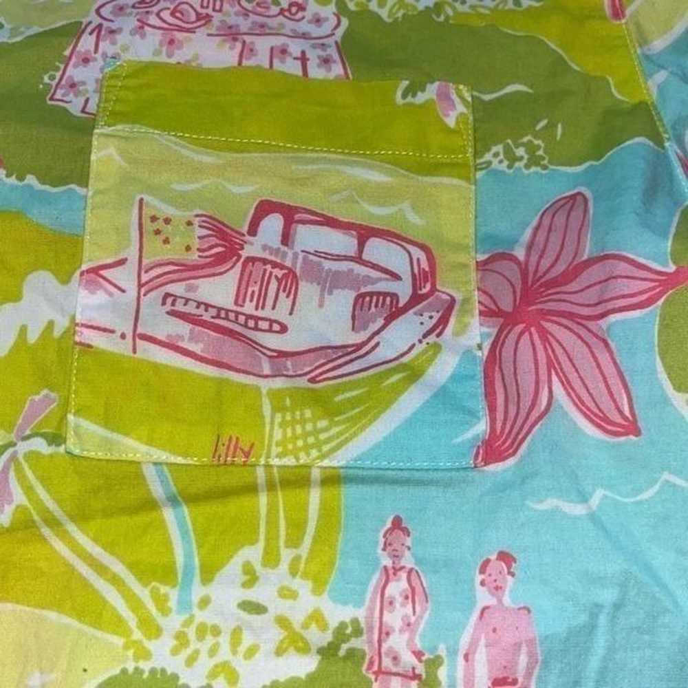 Vintage Lilly Pulitzer Private Island Print Butto… - image 4