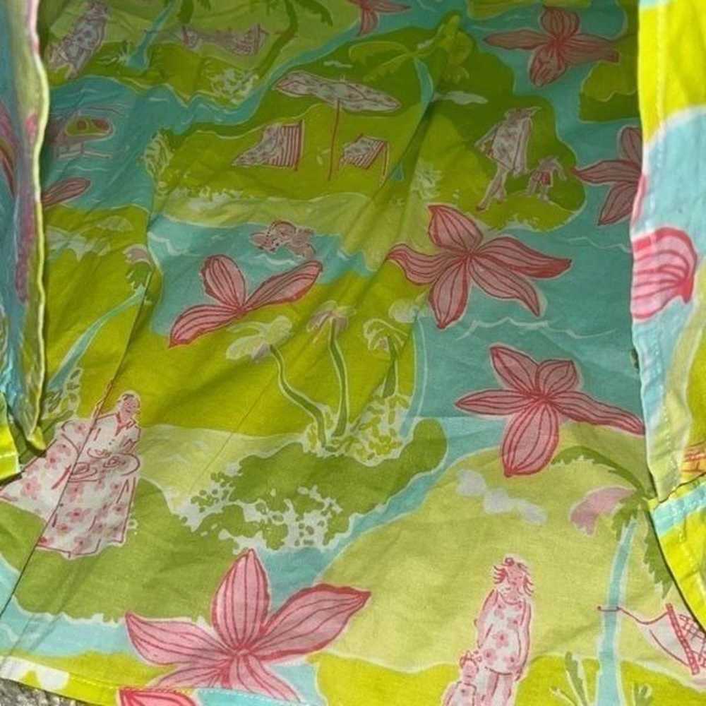 Vintage Lilly Pulitzer Private Island Print Butto… - image 6