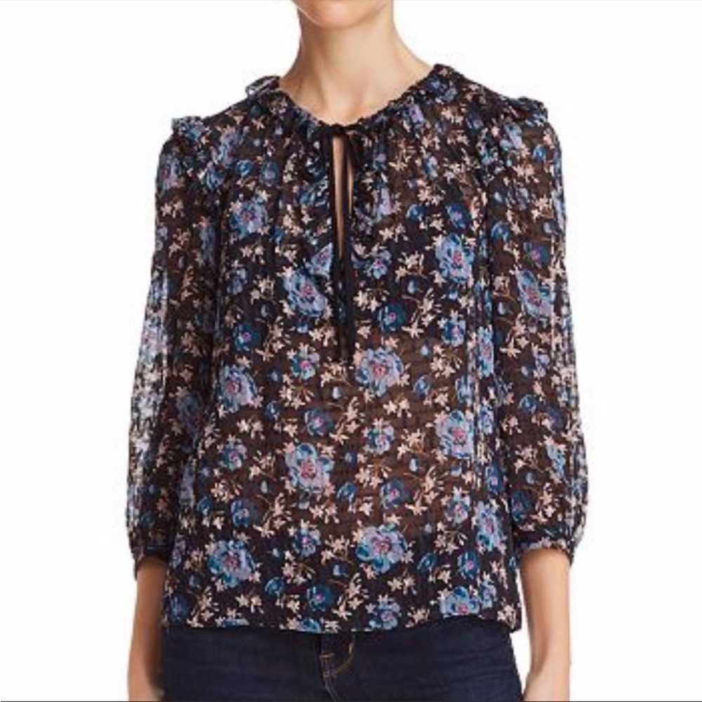 Rebecca Taylor Solstice Top Sz 4 - image 2