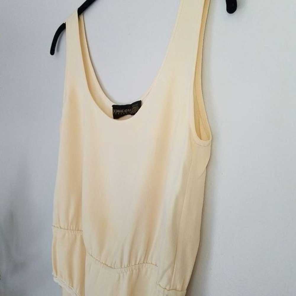 Donna Karen 90’s Vintage 100% Silk Tank Top Squar… - image 6