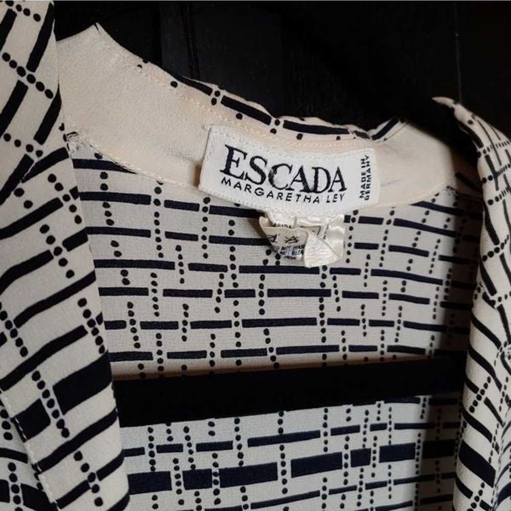 Vintage Escada Silk Blouse: an investment piece s… - image 9