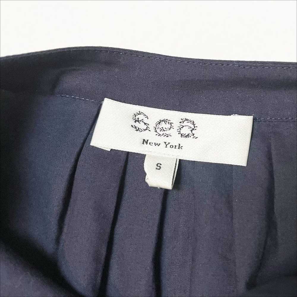 Sea New York Thora Thread Puff Sleeve Button Fron… - image 8