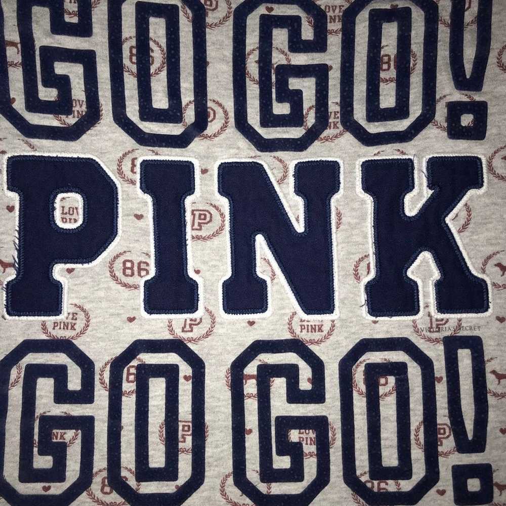 VS PINK VINTAGE 2008 "GO GO PINK GO GO" TEE - image 4