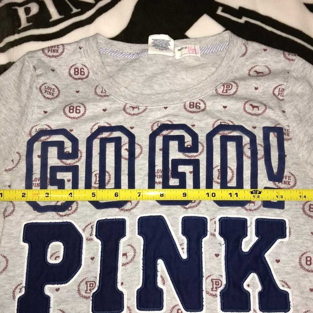 VS PINK VINTAGE 2008 "GO GO PINK GO GO" TEE - image 9