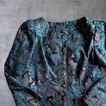 Elegant Cachet by Bari Protas Brocade Jacket - image 1