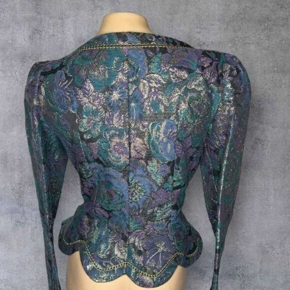 Elegant Cachet by Bari Protas Brocade Jacket - image 4