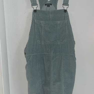 Wild Fable pastel blue corduroy overall dress - image 1