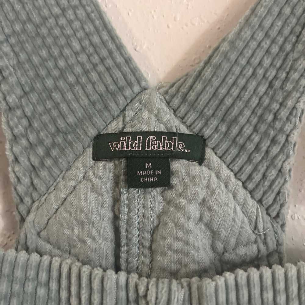 Wild Fable pastel blue corduroy overall dress - image 2