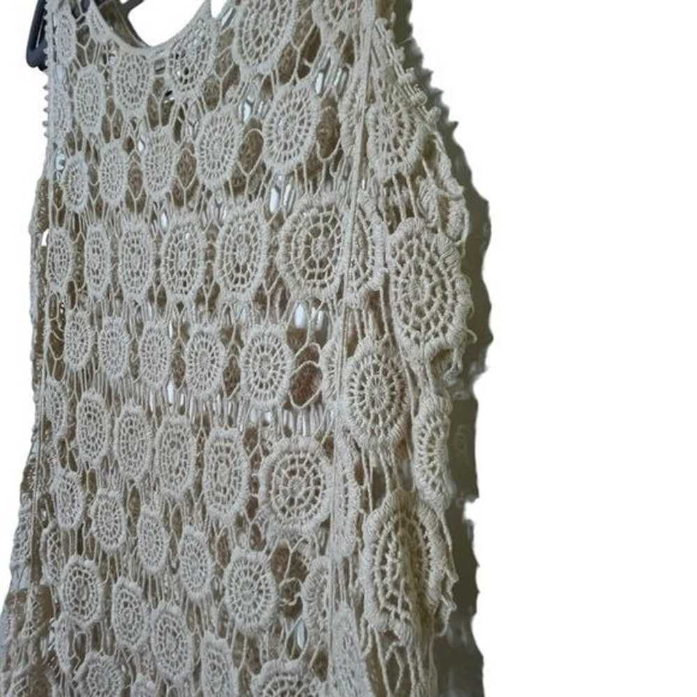 Cato Retro Crochet Tunic Tanktop Sleeveless Cover… - image 3