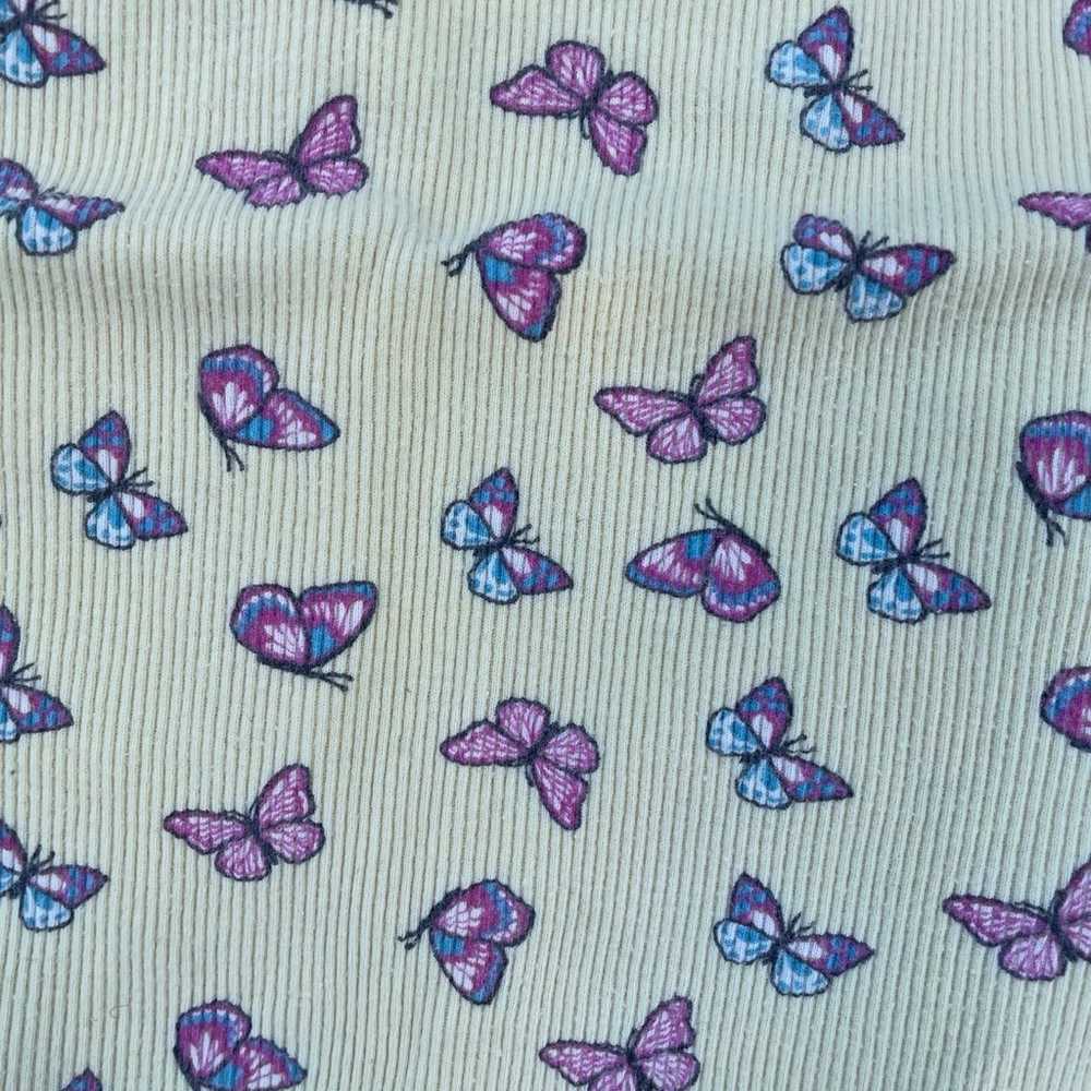 VTG y2k Zoey & Beth butterfly Tank Top - image 2