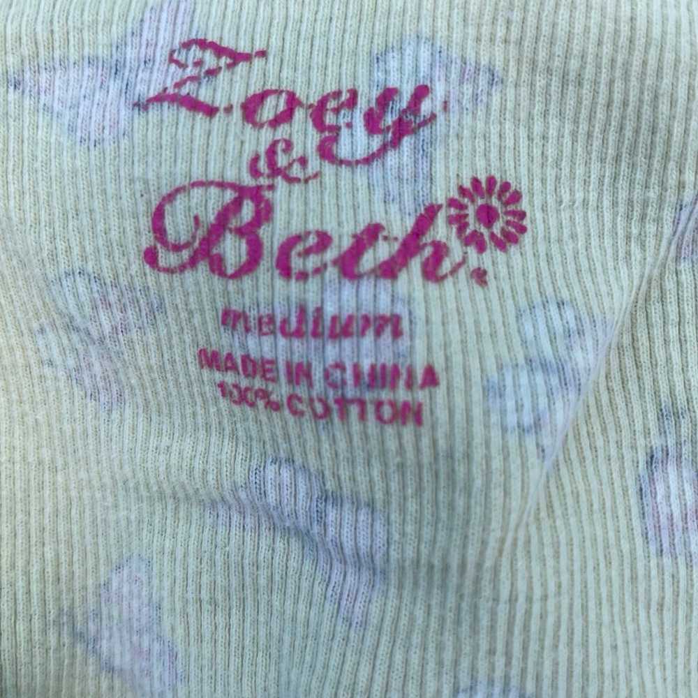 VTG y2k Zoey & Beth butterfly Tank Top - image 3