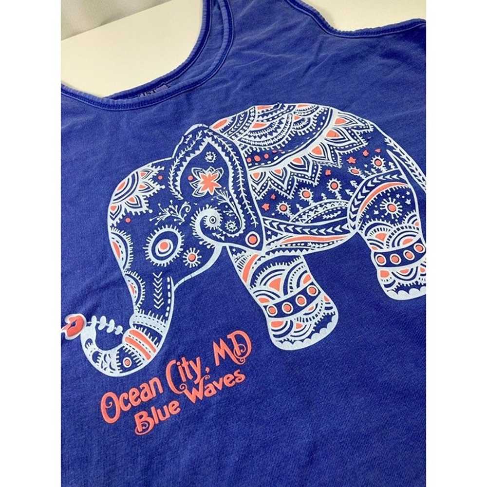 Vintage Ocean City MD Exist Womens Tank Top Blue … - image 2