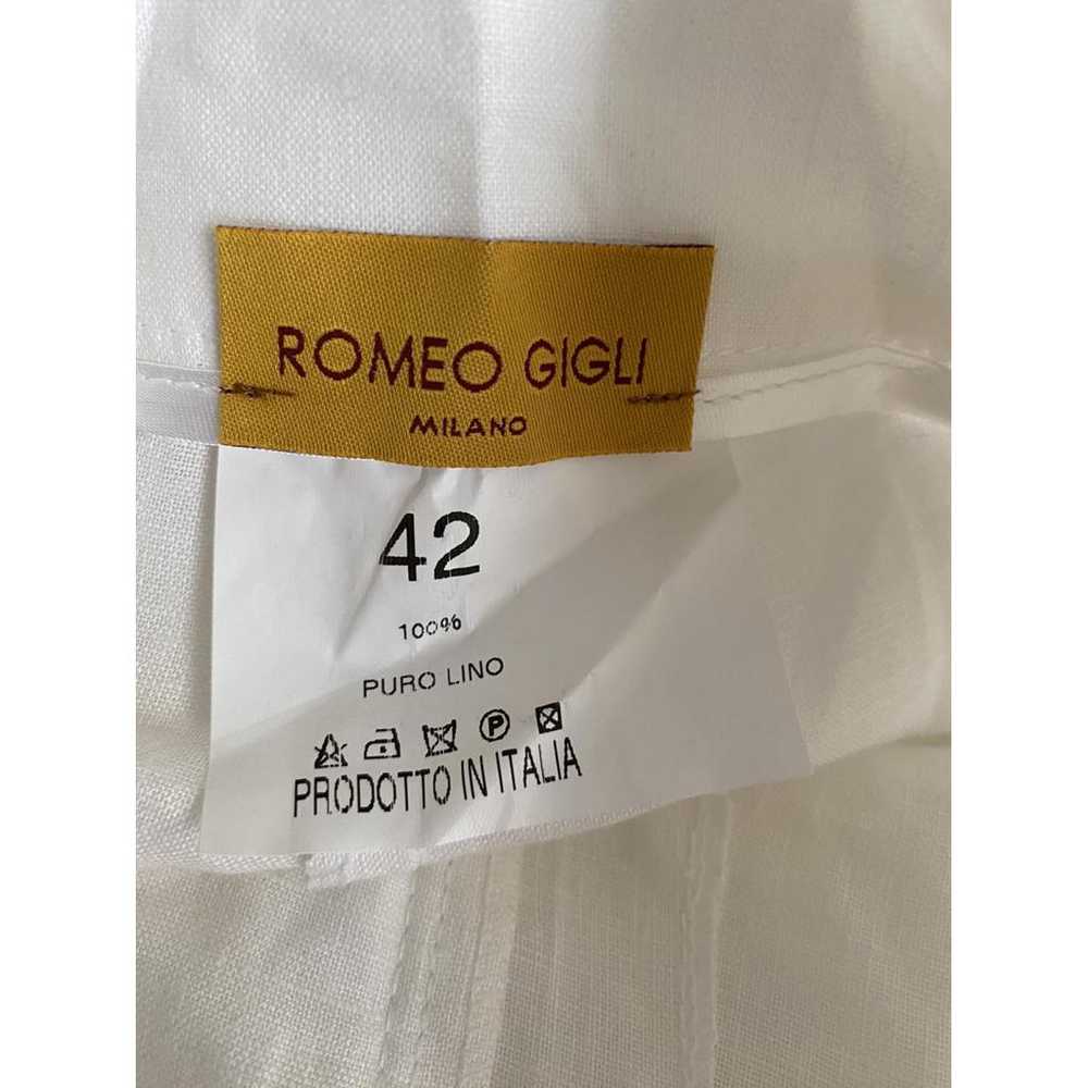 Romeo Gigli Linen straight pants - image 2