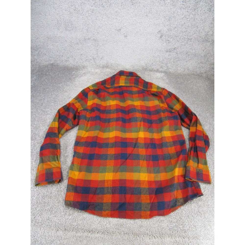 Vintage L.L. Bean Shirt Mens Large Tall Red Check… - image 3