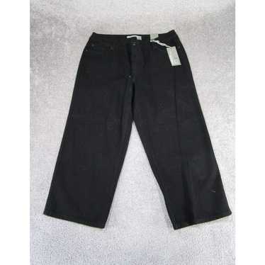 Vintage Chicos Jeans Womens 3 Crop Modern Black De