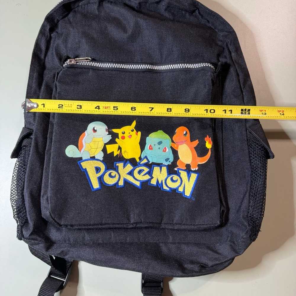 Vintage 1999 Pokemon Backpack Pikachu Charmander … - image 3