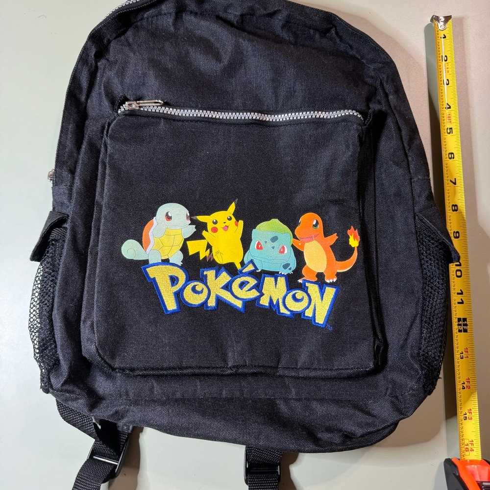 Vintage 1999 Pokemon Backpack Pikachu Charmander … - image 4