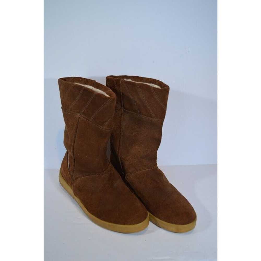 Vintage Tecnica Goat Fur Boots Ski Made In Italy … - image 3