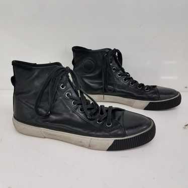 AllSaints Black Hi Top Sneakers Size 43 - image 1