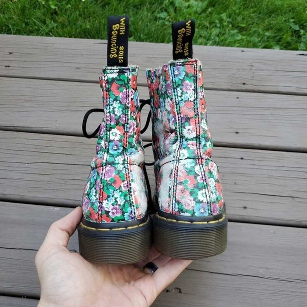 Dr Martens 1460 Pascal Black Wild Poppy Floral La… - image 7