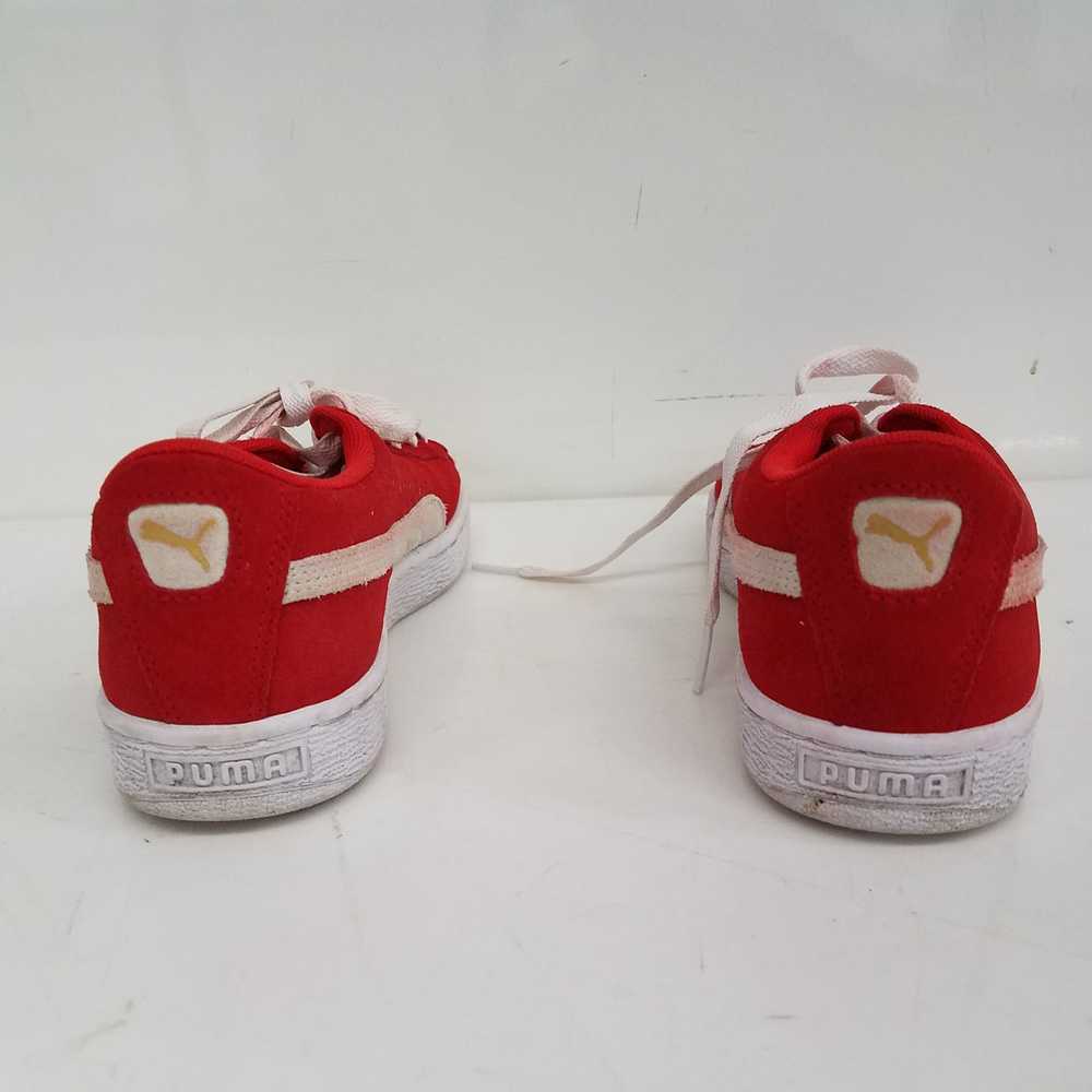 Puma Suede Shoes Red Size 6 - image 4