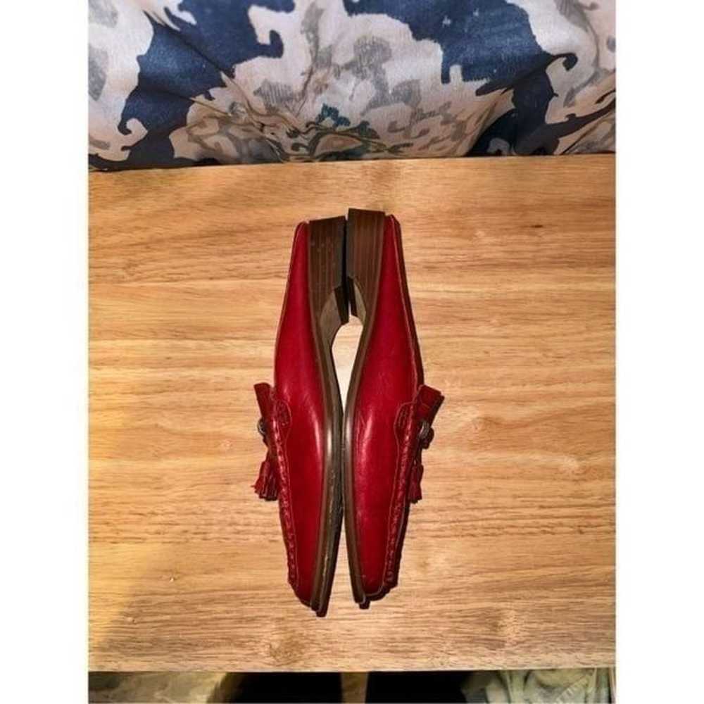 Brighton Julie’ vintage Slip-on Loafers red , Siz… - image 4