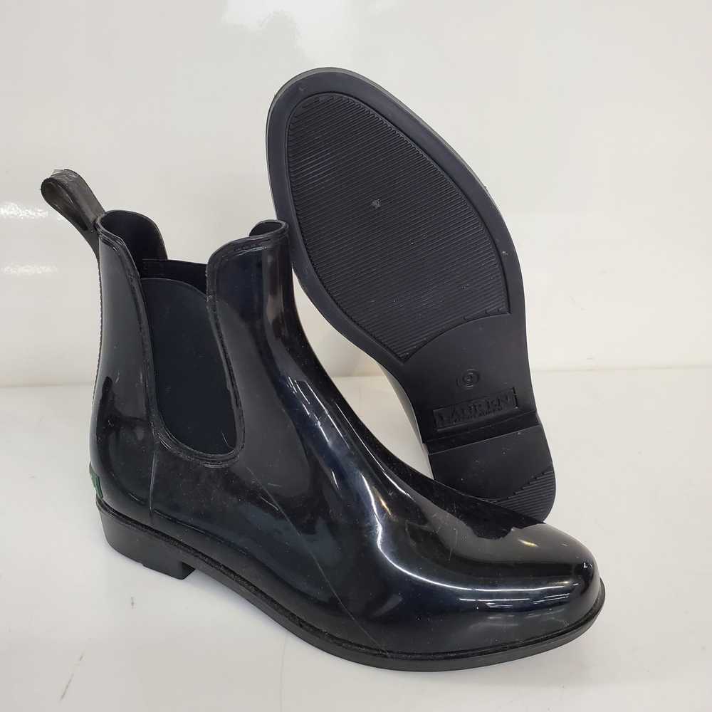 Lauren Ralph Lauren Tally Black Rain Boots Size 9B - image 1