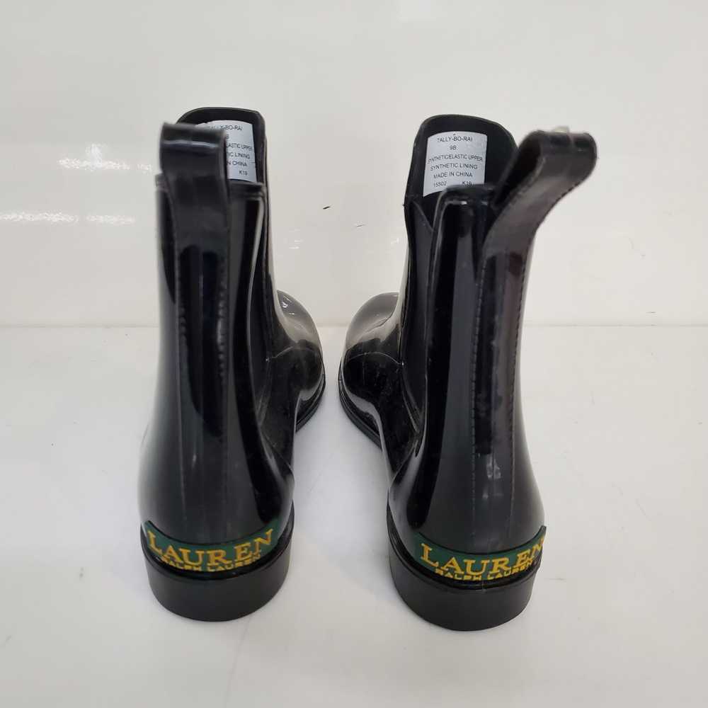 Lauren Ralph Lauren Tally Black Rain Boots Size 9B - image 4