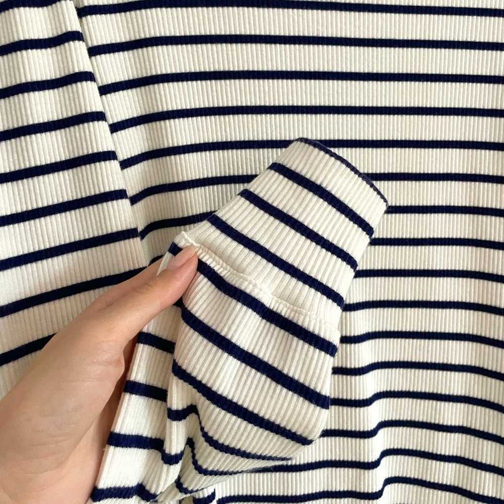 J.Crew - Vintage Rib Puff-Sleeve T-Shirt in Stripe - image 4