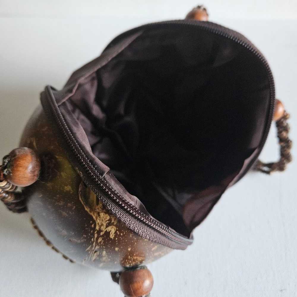 Vintage Coconut purse - image 6