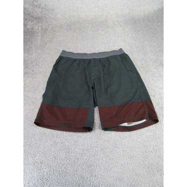 Prana Prana Shorts Mens Small Dark Green/Red Ligh… - image 1