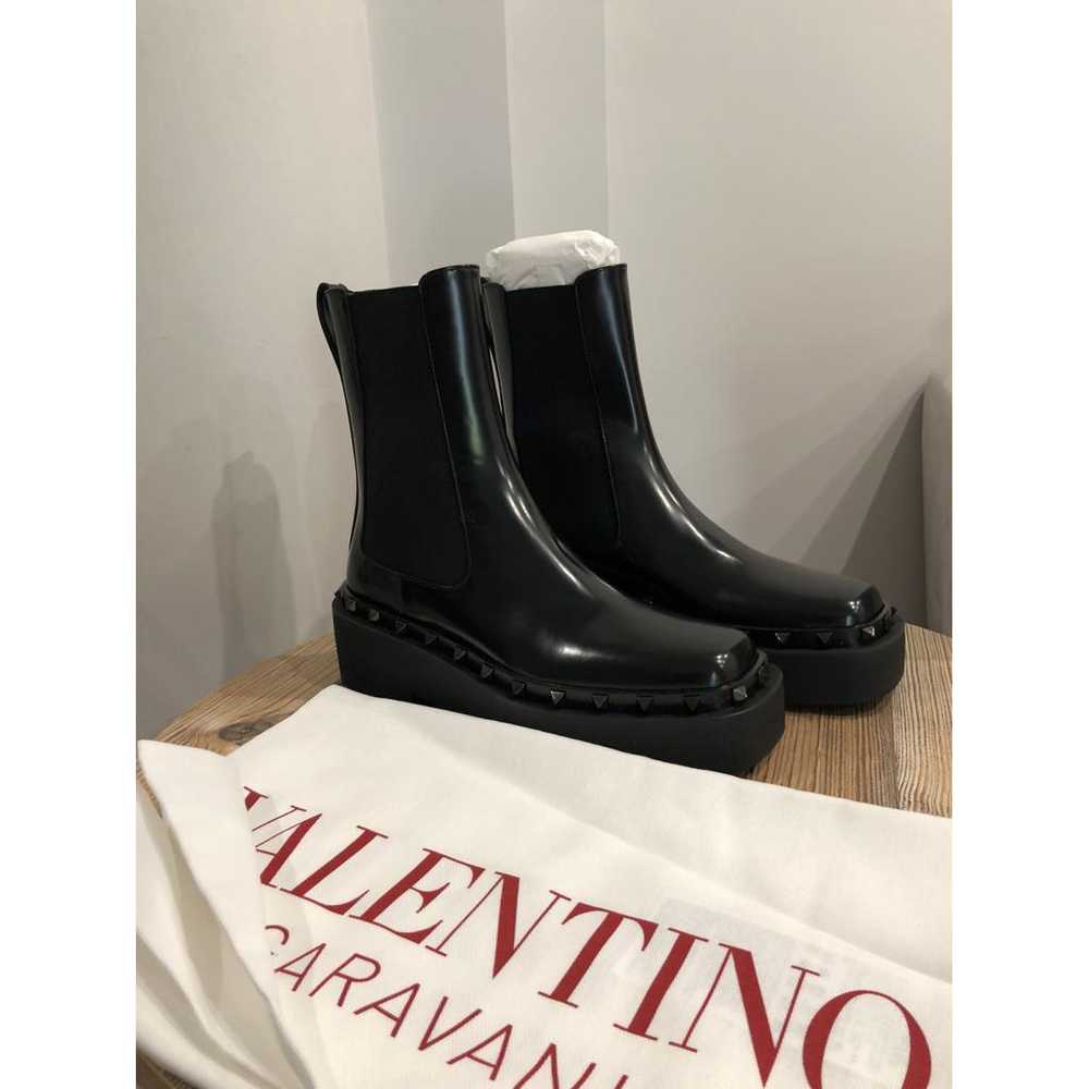 Valentino Garavani Leather biker boots - image 2