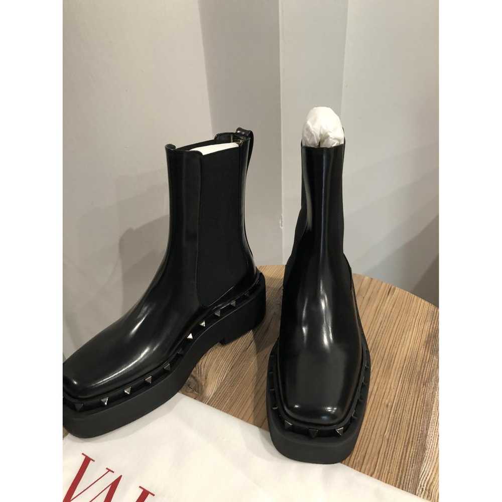 Valentino Garavani Leather biker boots - image 5