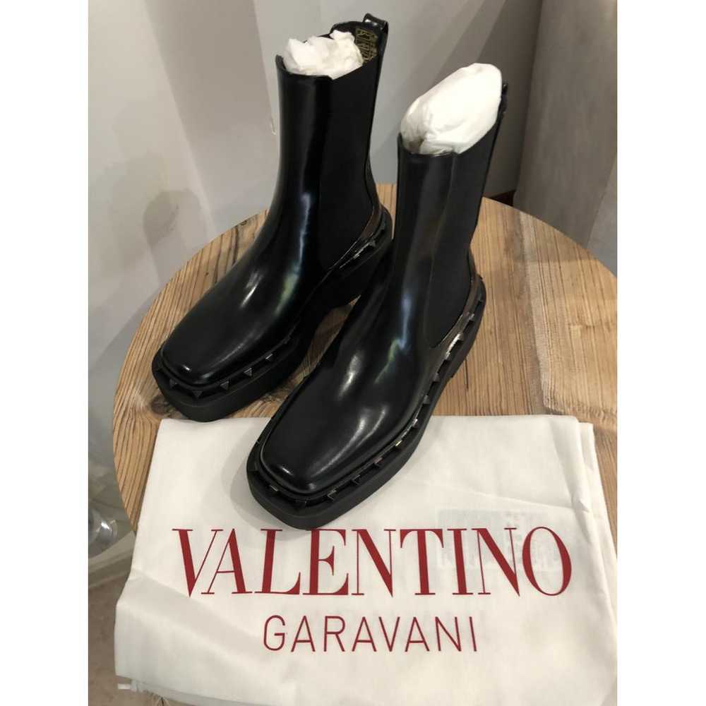 Valentino Garavani Leather biker boots - image 9