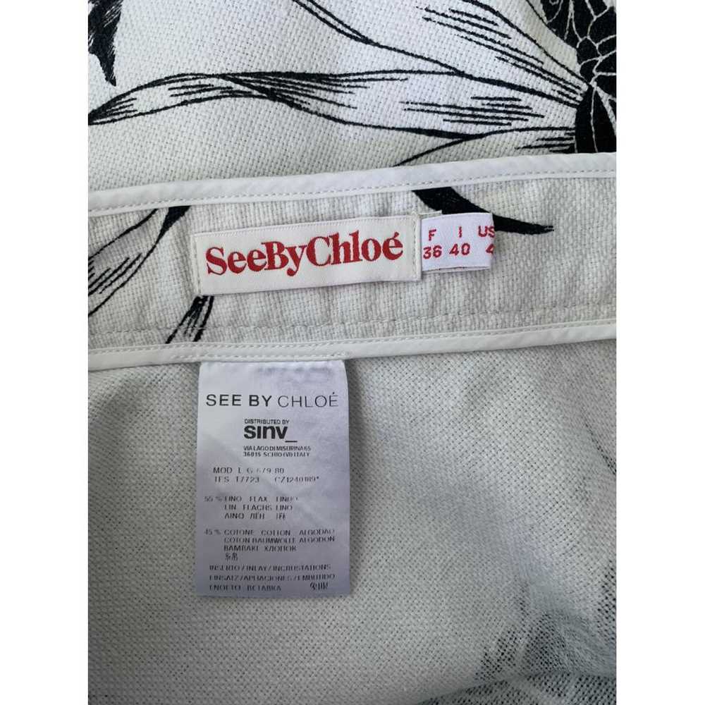 See by Chloé Linen mini skirt - image 2