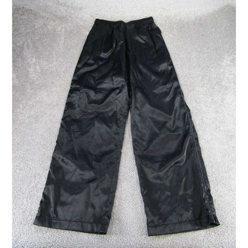 SKIMS Skims Track Pants Womens Medium Black Satin… - image 1