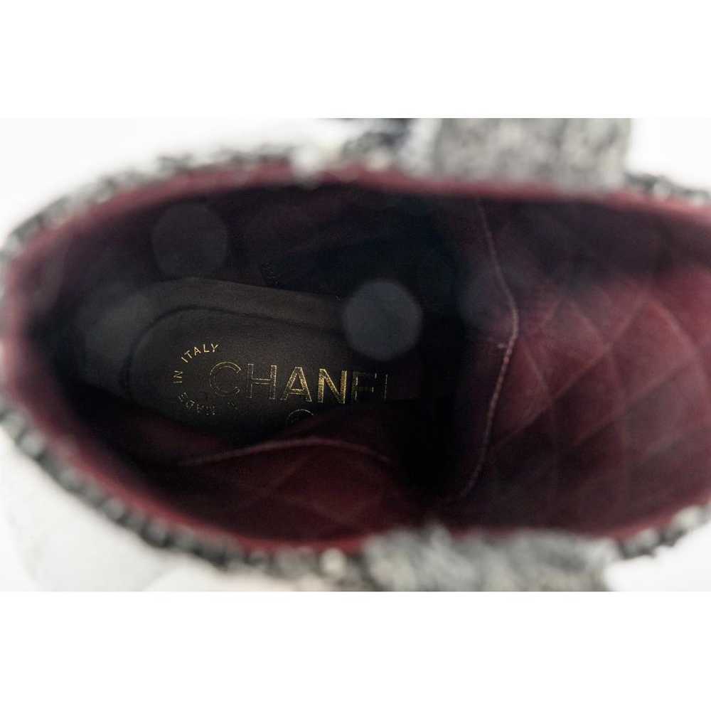 Chanel Tweed ankle boots - image 11