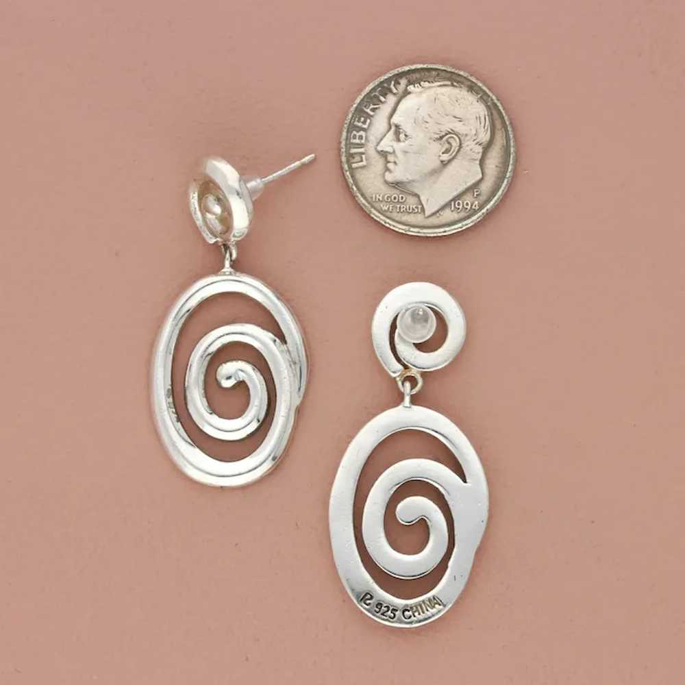 Ross Simons Sterling Silver Double Spiral Swirl D… - image 4