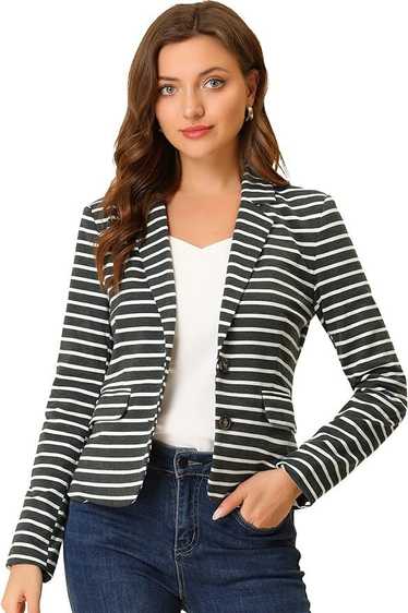 Other X-Large Allegra K Women's Notched Lapel Pock