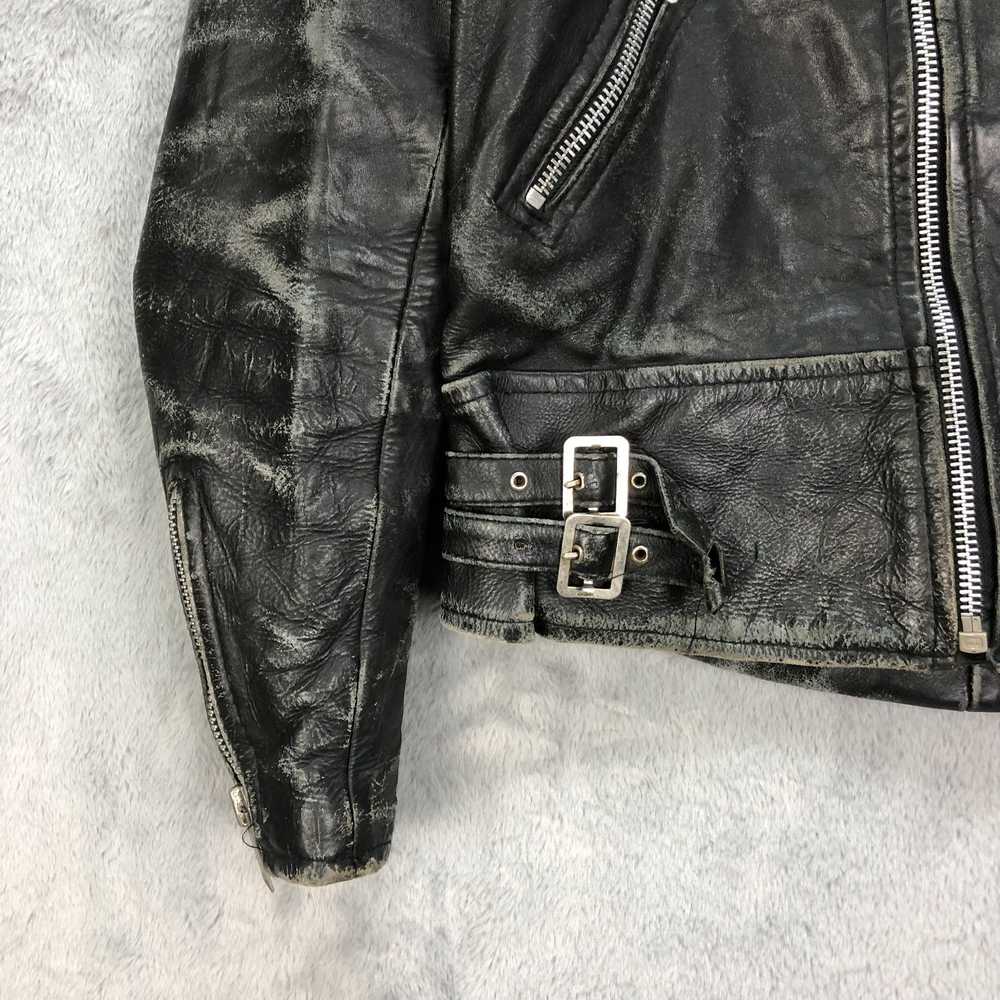 Genuine Leather × Leather Jacket × Very Rare TRAS… - image 5