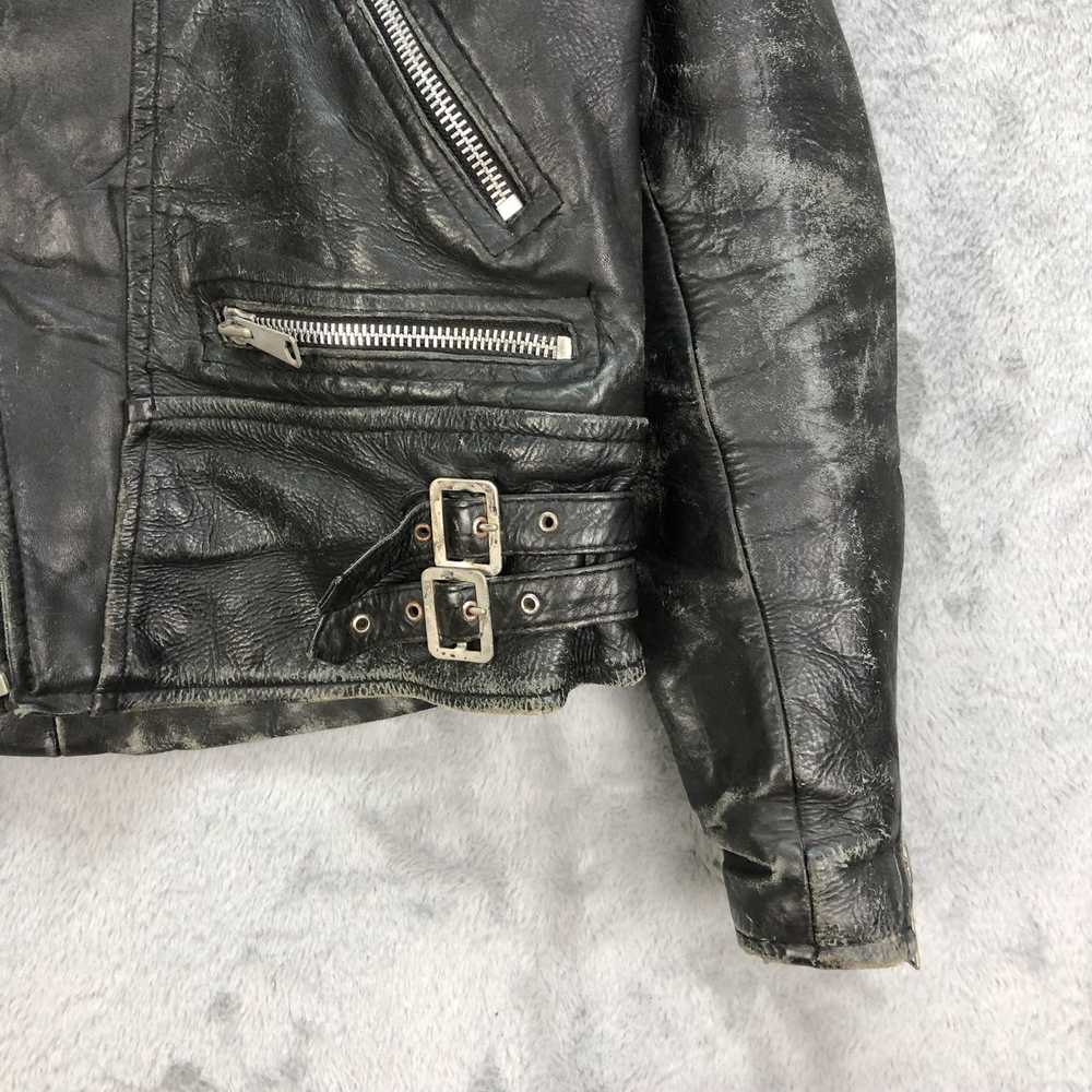 Genuine Leather × Leather Jacket × Very Rare TRAS… - image 6