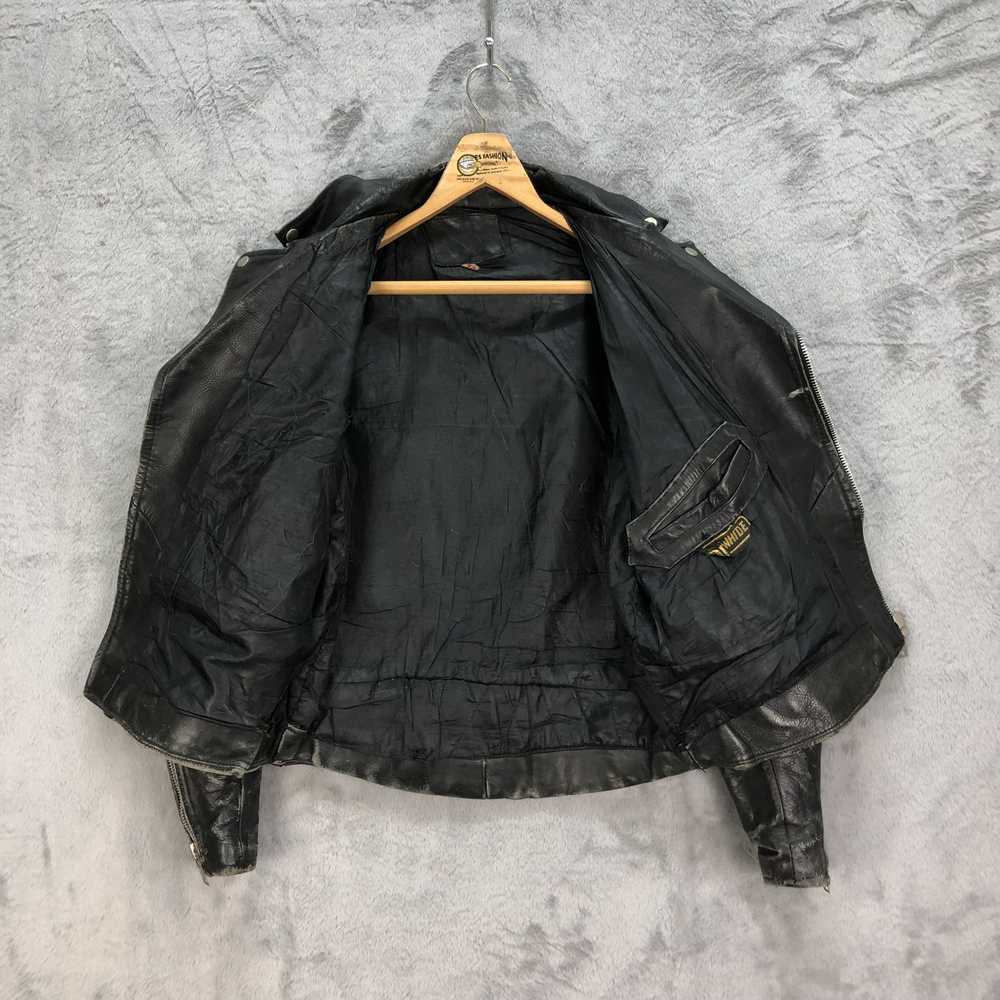 Genuine Leather × Leather Jacket × Very Rare TRAS… - image 7