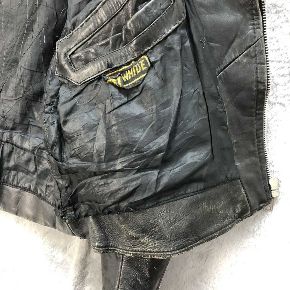 Genuine Leather × Leather Jacket × Very Rare TRAS… - image 9